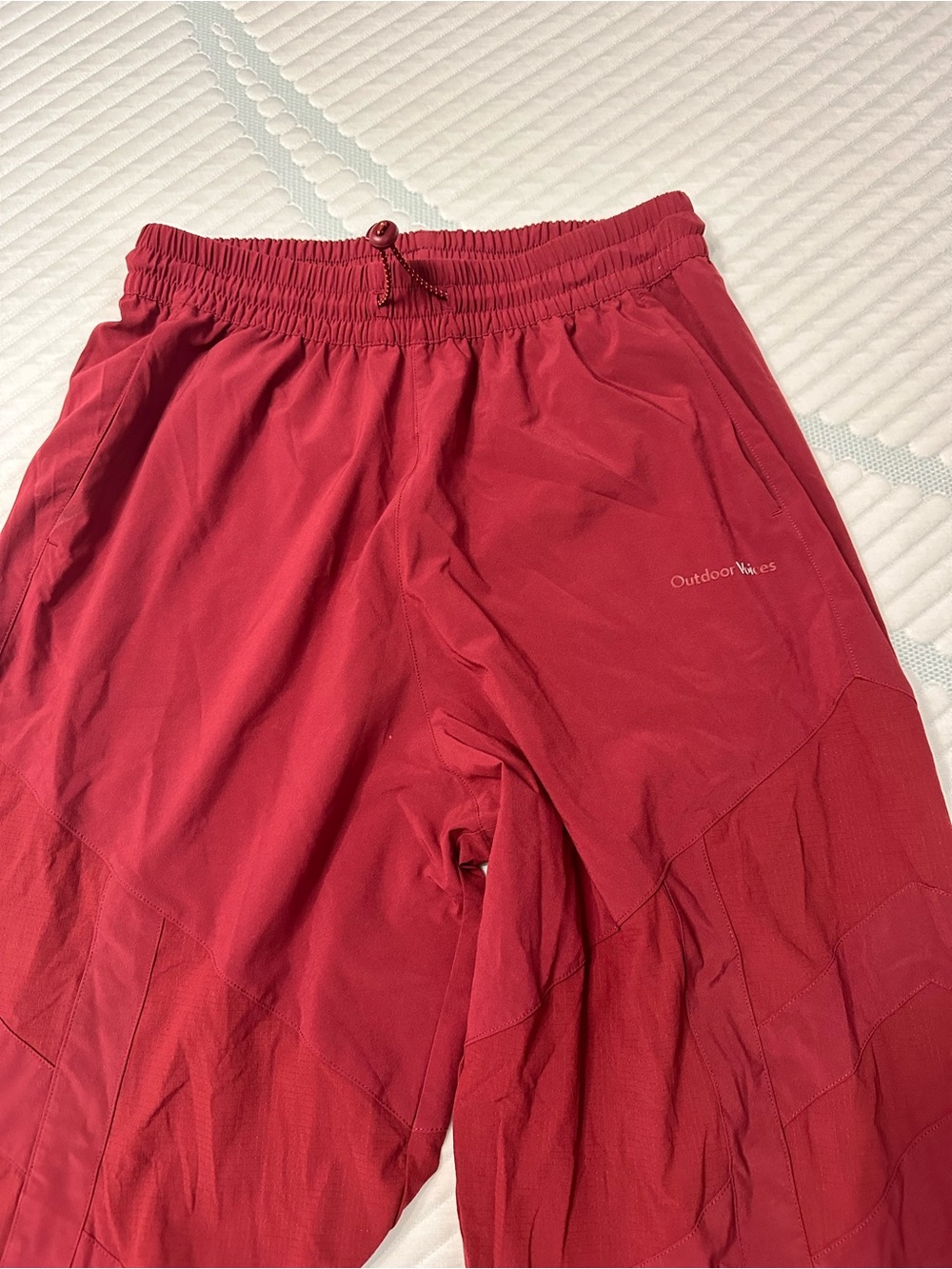 Outdoor Voices Men's Crimson Red Jogger Sweatpants